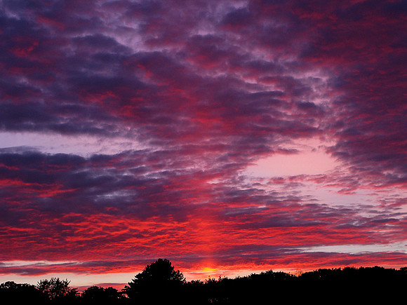 Sunset 25th May 2013 at Ditchingham