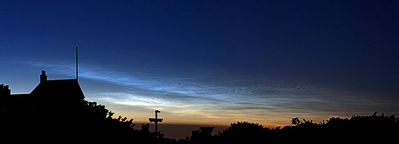 Noctelucent clouds Dunwich Heath