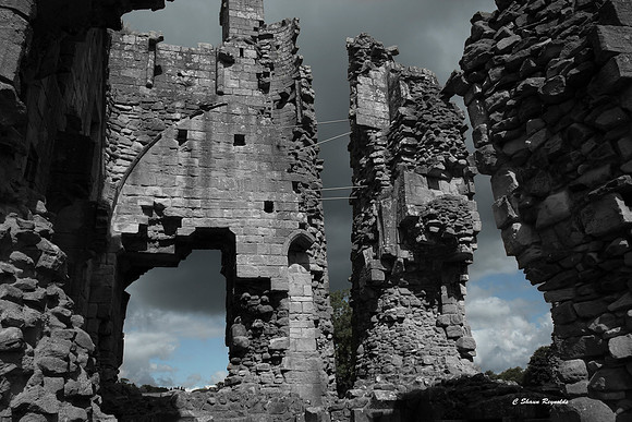 Old Castle Ruin Northumberland