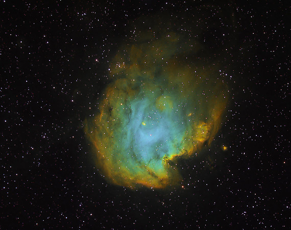 NGC 2175 Huble Palette