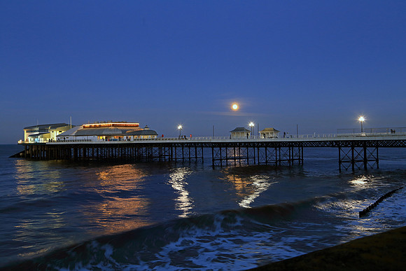 Cromer Pier at Moon rise