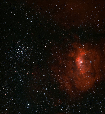 M52 and NGC 7635