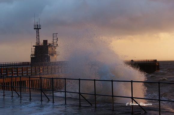 Windy Seafront Gorleston on Sea